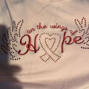On the Wings of Hope shirt small‎